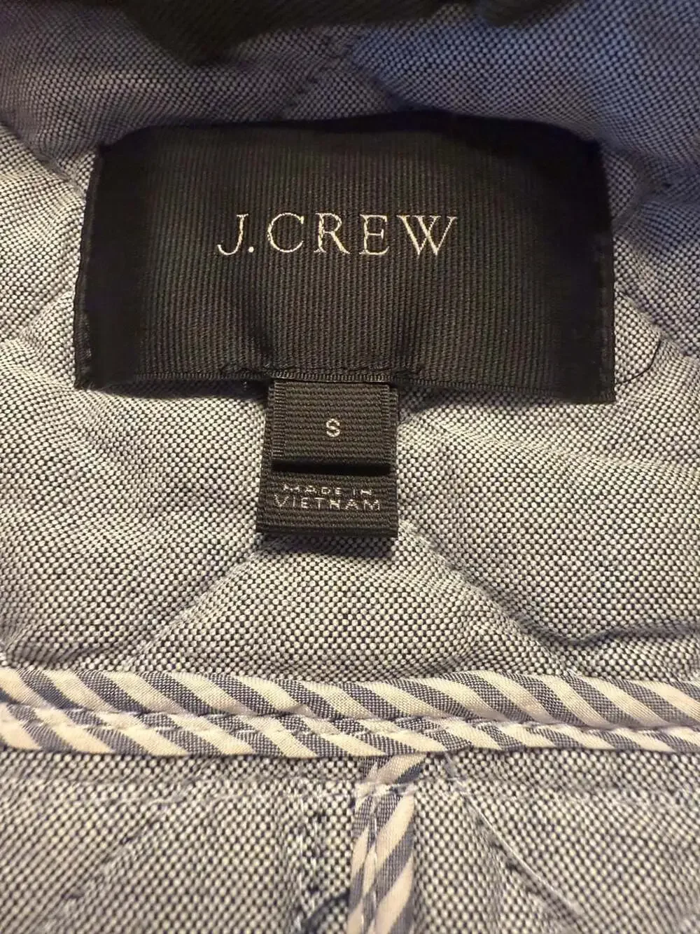 J.Crew Quilted Field Jacket in Olive Green, Size S - Picture 3 of 5